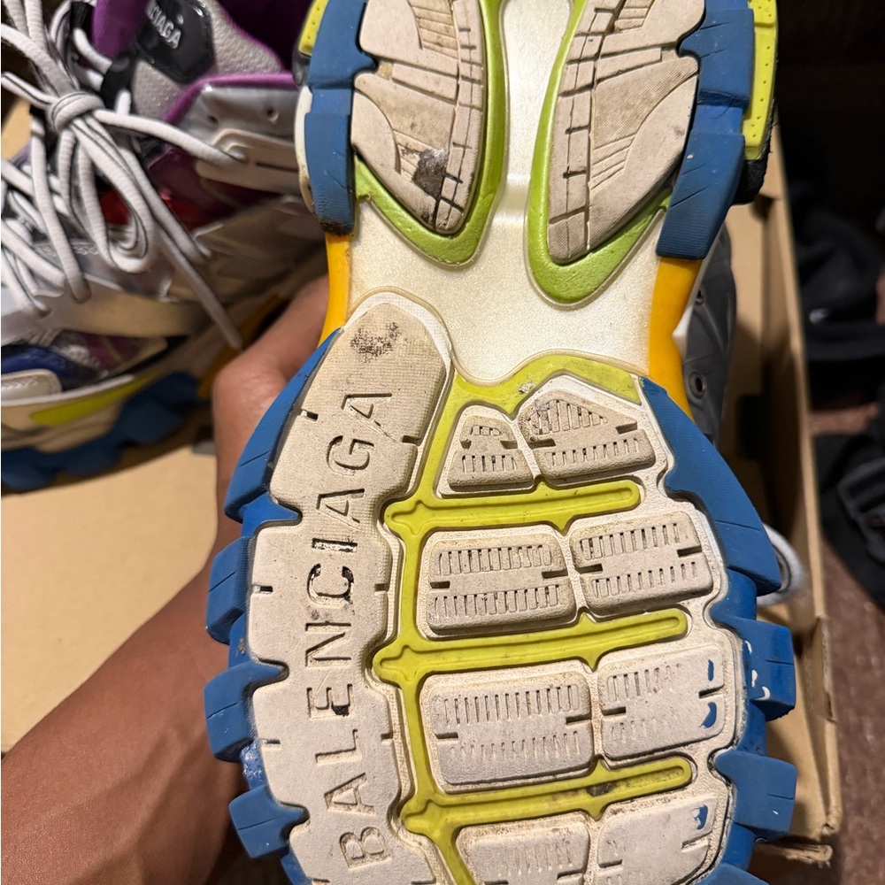 Balenciaga mens Multicolor Tracks - multi color metallic - Picture 6 of 6